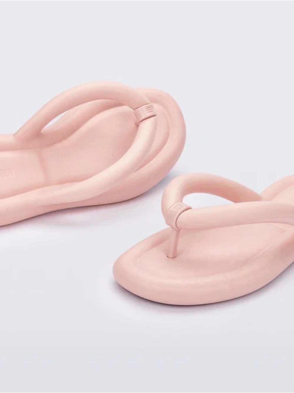 Melissa Pink Padded Thong Sandals